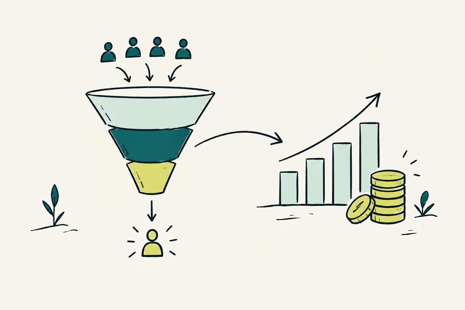 Measure SaaS marketing with funnel and revenue metrics